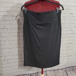 Le Chateau stretch grey business skirt